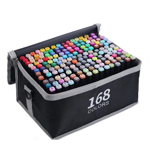 Купить Маркеры для скетчинга 168 цветов / Набор маркеров для скетчинга touch / Скетч маркеры (Фломастеры для скетчинга)