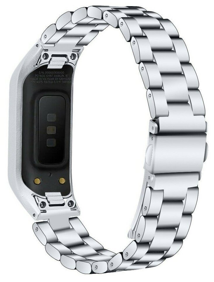 фото Стальной браслет для Samsung Galaxy Fit E SM-R375 (серебряный)
