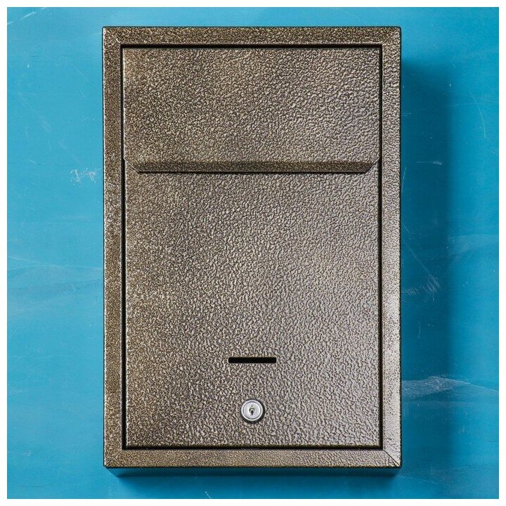 Ящик почтовый с замком, «Альфа Люкс», бронзовый - фотография № 8