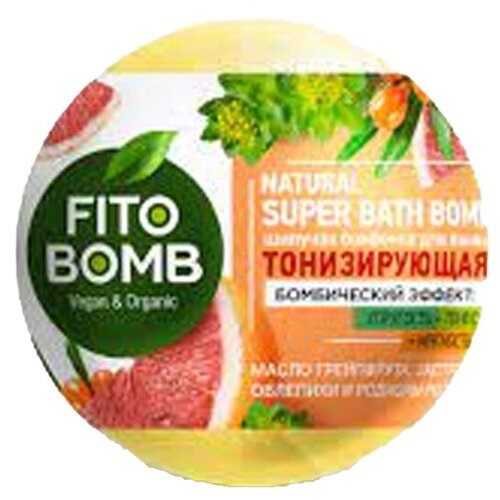 Шипучая бомбочка для ванны Fito Bomb Тонизирующая 110 г