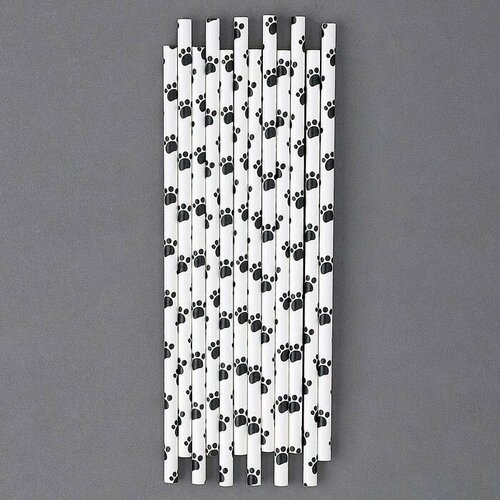 Трубочки для коктейля Лапки набор 12 шт 500₽