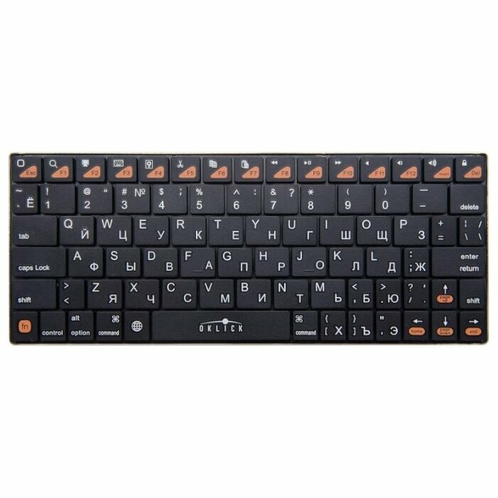 Клавиатура Oklick 840S Wireless Bluetooth Keyboard