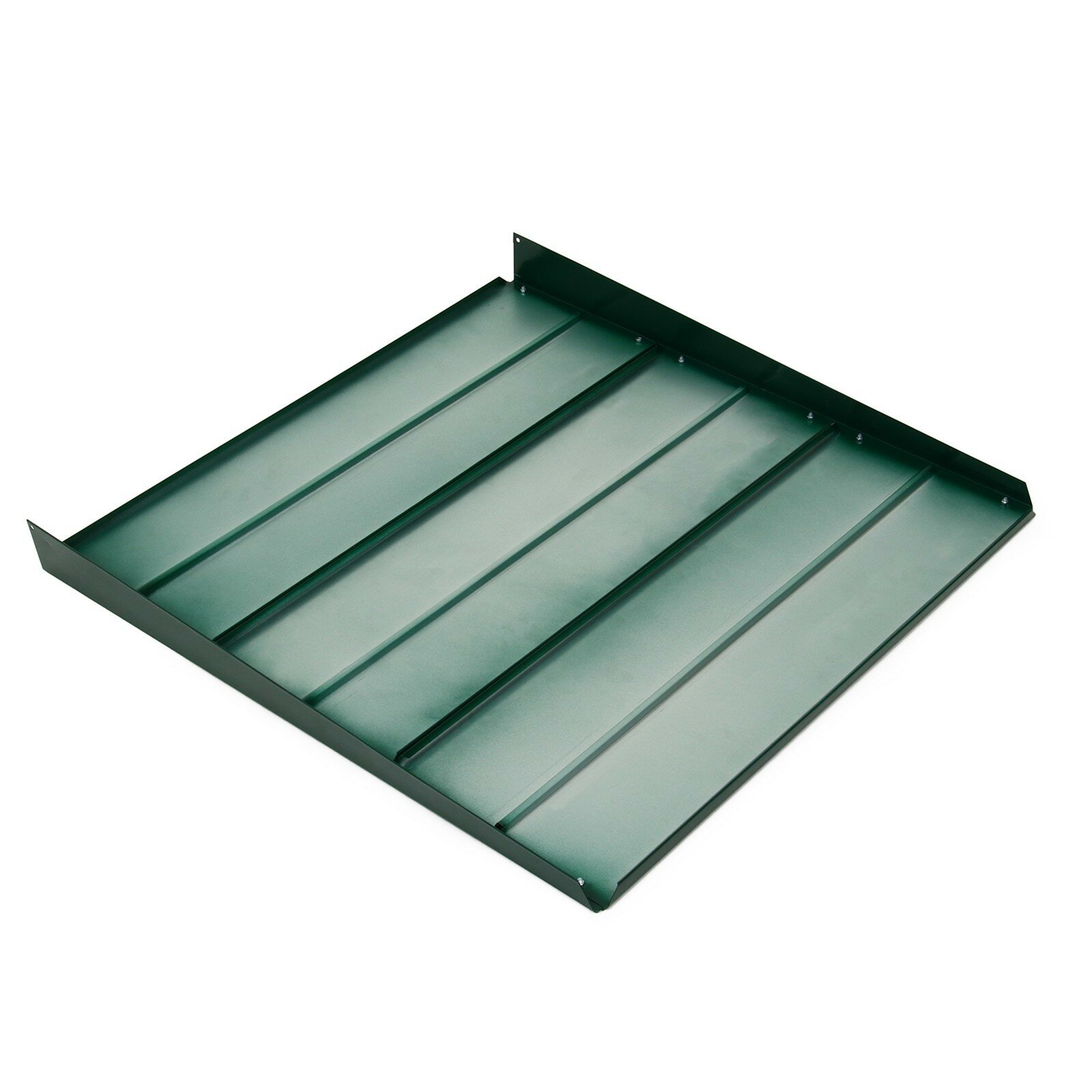 Крышка для компостера, 100 × 100 см, оцинкованная, зелёная - фотография № 3