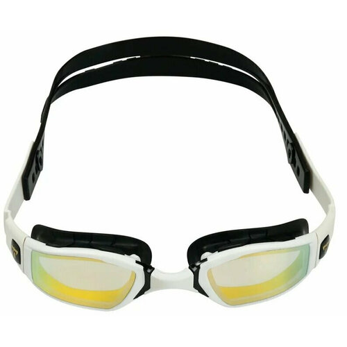 фото Очки для плавания phelps ninja, золотые зеркальные линзы titanium, белый/черный
