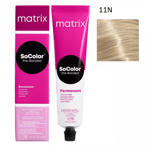 Крем краска MATRIX SoColor Pre-Bonded 11N, 90 мл