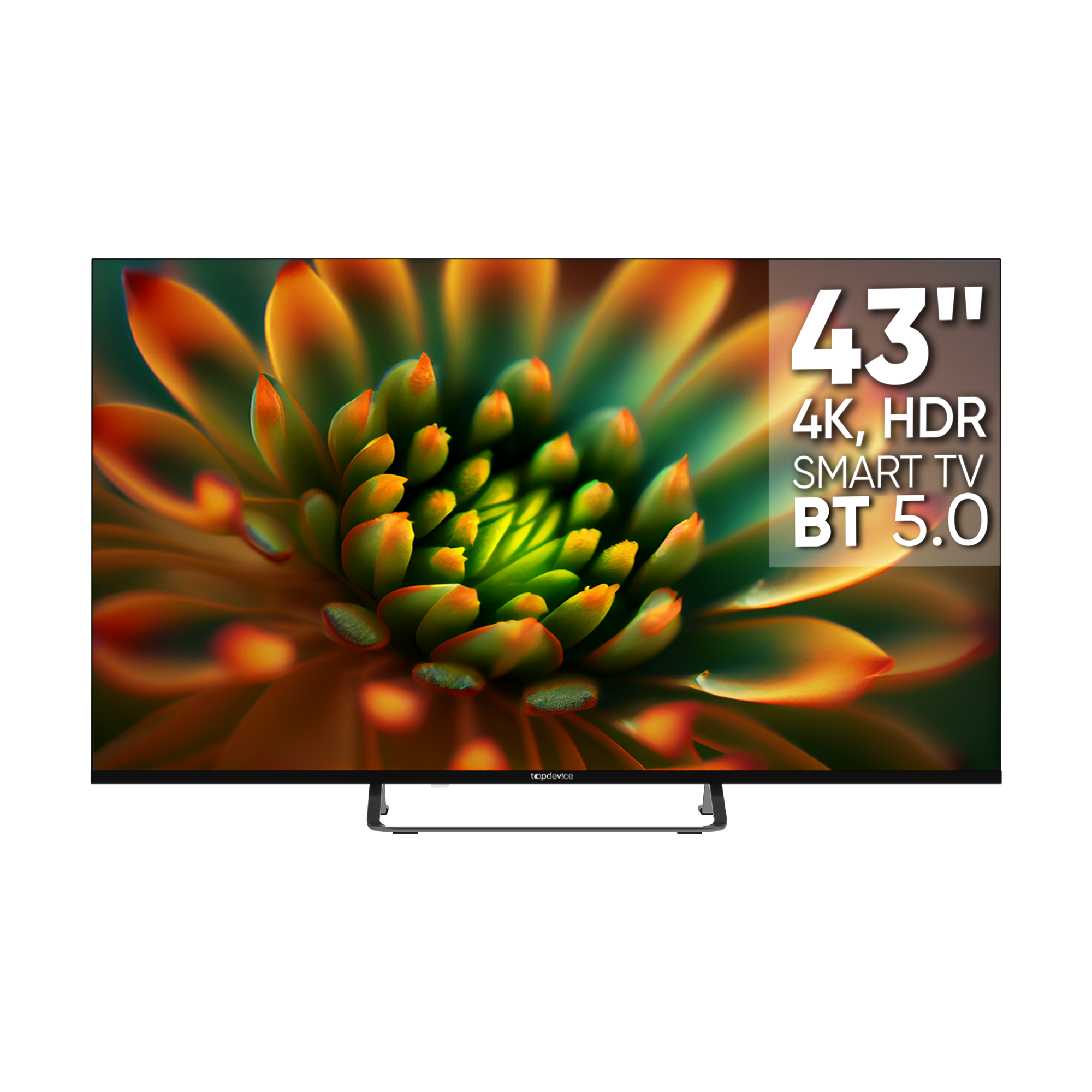 Телевизор ЖК 43" Topdevice TDTV43CS06U_BK черный