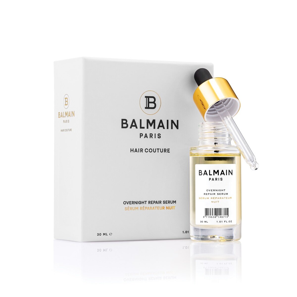 Ночная восстанавливающая сыворотка для волос Overnight repair serum, 30 мл BALMAIN - фото №5