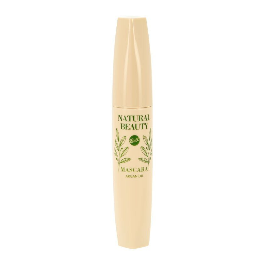 Тушь для ресниц `BELL` `NATURAL BEAUTY` NATURAL BEAUTY MASCARA тон 01 natural black удлиняющая с аргановым маслом