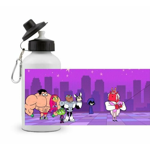 фото Спортивная бутылка юные титаны вперёд, teen titans go №22 goodbrelok