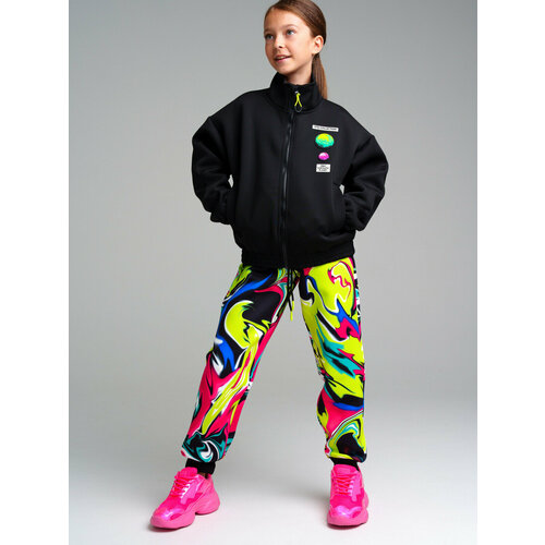 фото Брюки playtoday, размер 164, черный