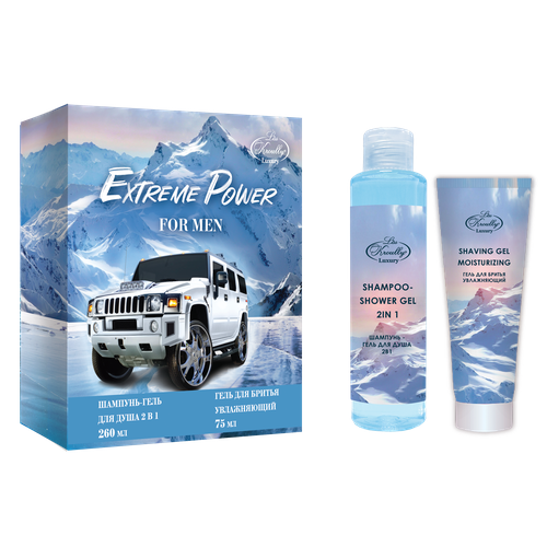 Подарочный набор MN-2305 MEN шампунь-гель для душа 260гель для бритья 75мл Liss Kroully 350₽
