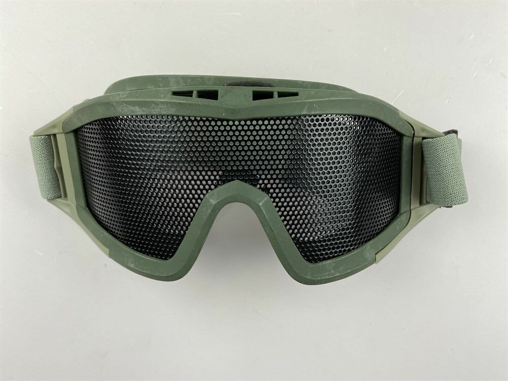 Очки тактические сетка металлическая GREEN
