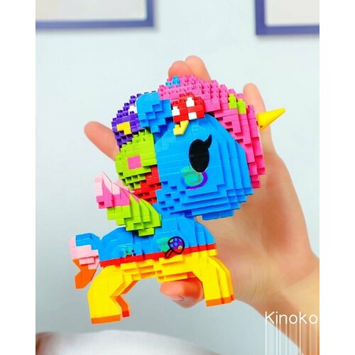 Конструктор 3D из миниблоков Balody Tokidoki Единорог Киноко грибочек 897 деталей игрушка сюрприз tokidoki the moofia