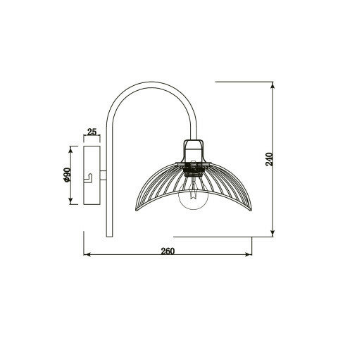 Бра Vele Luce GORGON 583 VL5387W01 - фото №2