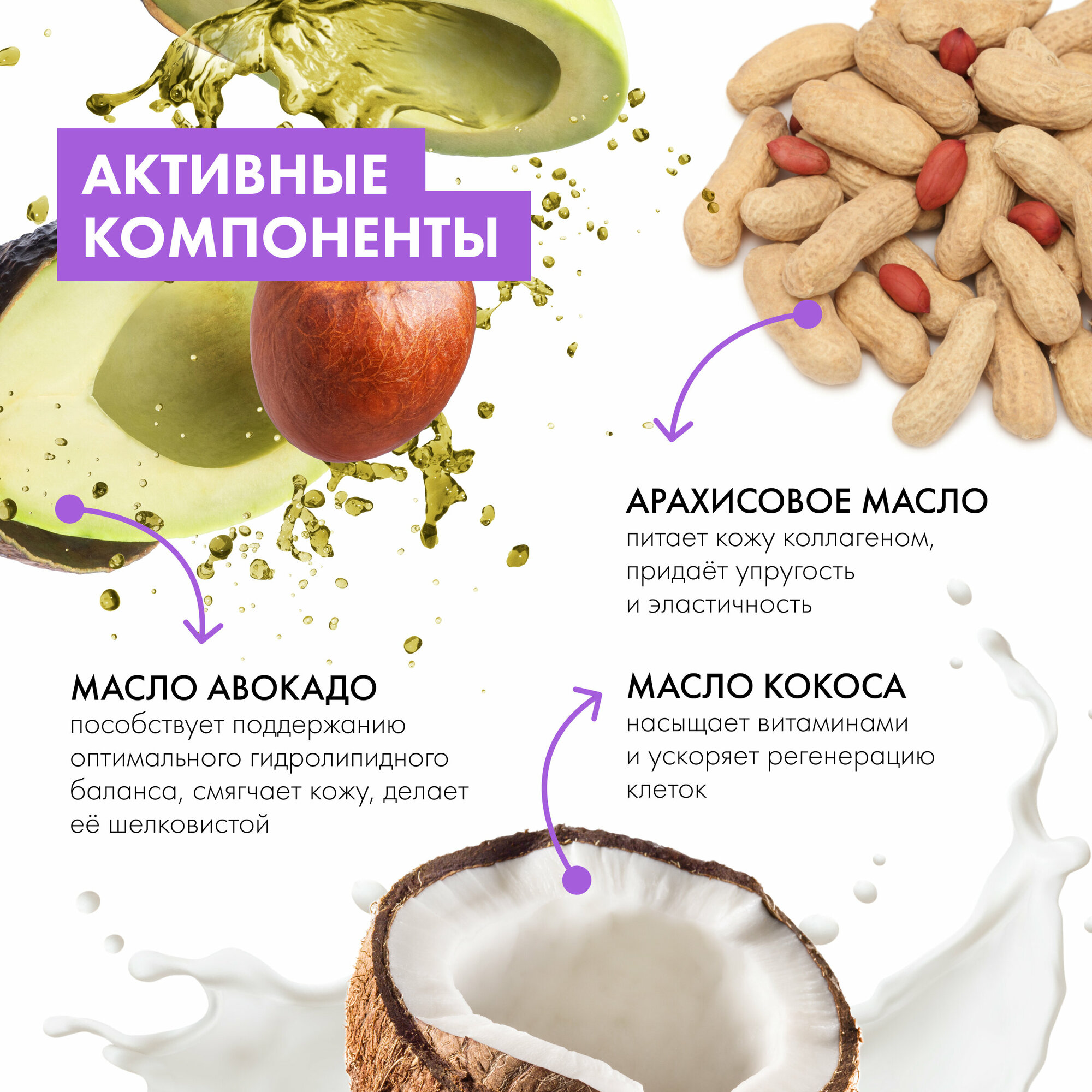 Взбитое крем-масло для тела Organic Kitchen Klava Coca "Body Bliss. Питание и смягчение", 150 мл