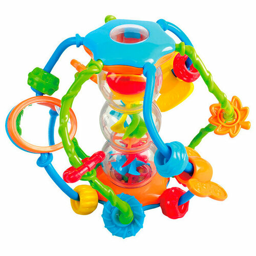 фото Развивающая игрушка-погремушка шар с дугами playgo