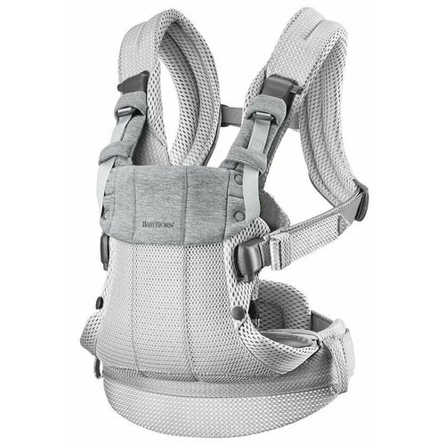 фото Рюкзак-переноска babybjorn baby carriers one air 3d mesh, серебро