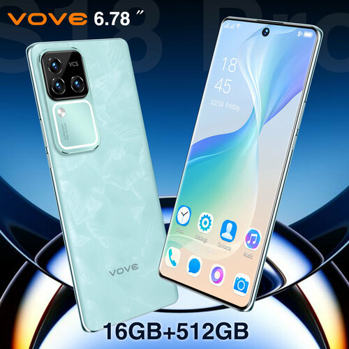 Смартфон VOVE S18 Pro 16512GB Global Edition Dual nano SIM мятно-зеленый 12300₽