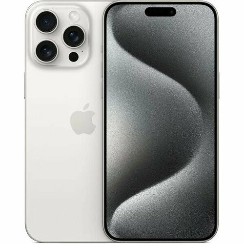 Apple iPhone 15 Pro Max 256GB Dual: nano SIM + eSim titanium white (титановый белый) белый, white