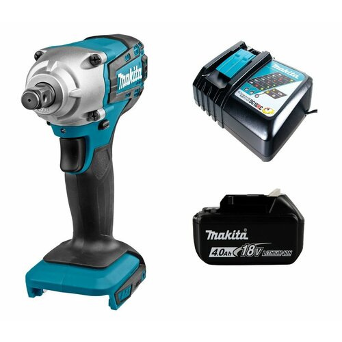 Гайковерт аккумуляторный 18В 190Нм - 12 Makita DTW190RM1 Li-Ion 1x4Ач зу 24354₽