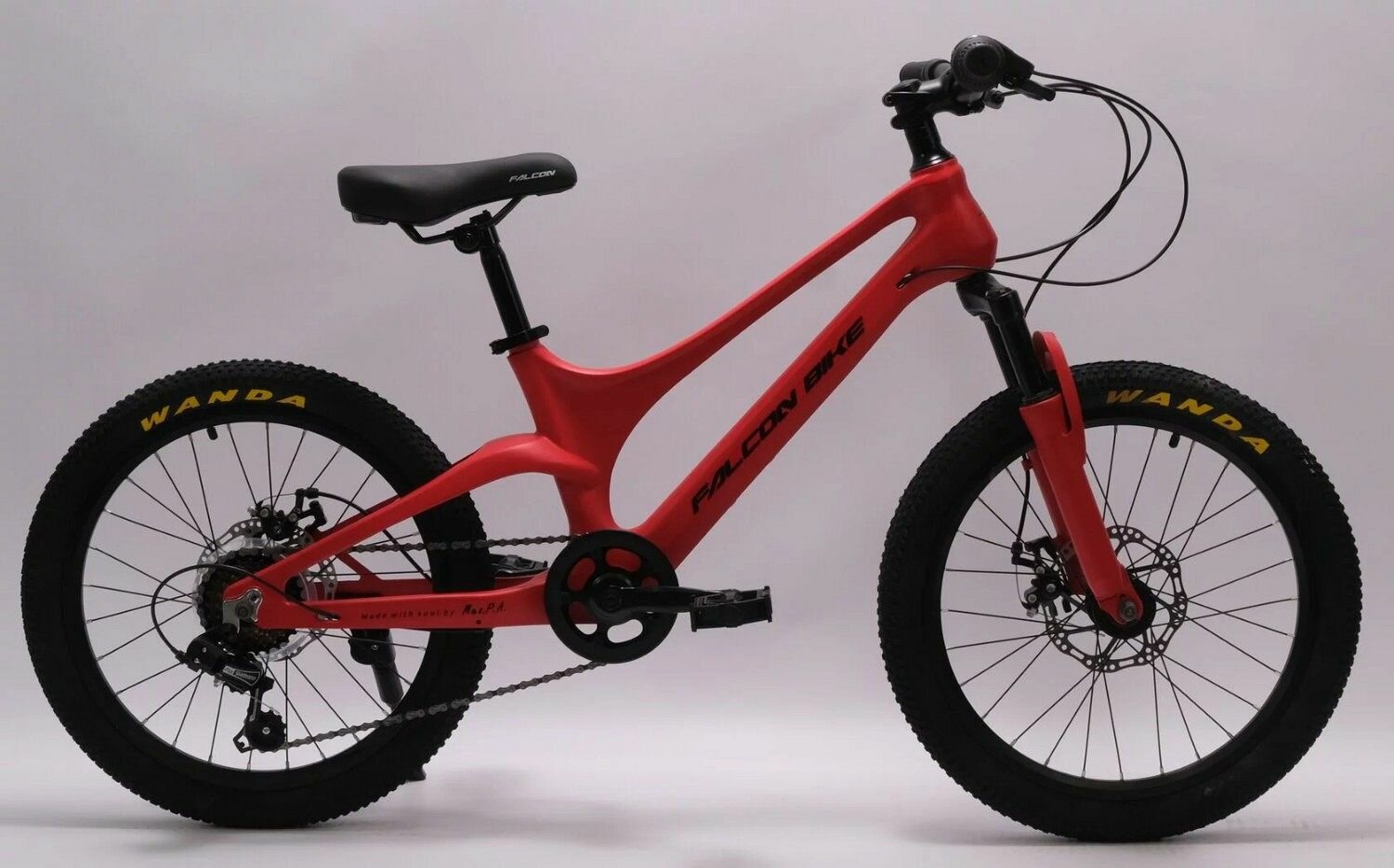 фото Велосипед Falcon Bike Mild 20" (2024) (Велосипед FALCON BIKE 20" MILD красный, магниевый сплав, 20-MG-MILD-RD)