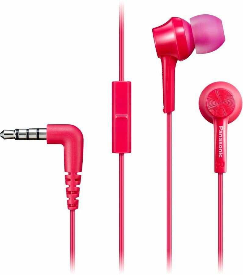 Проводные наушники PANASONIC RP-TCM115GCP, розовый