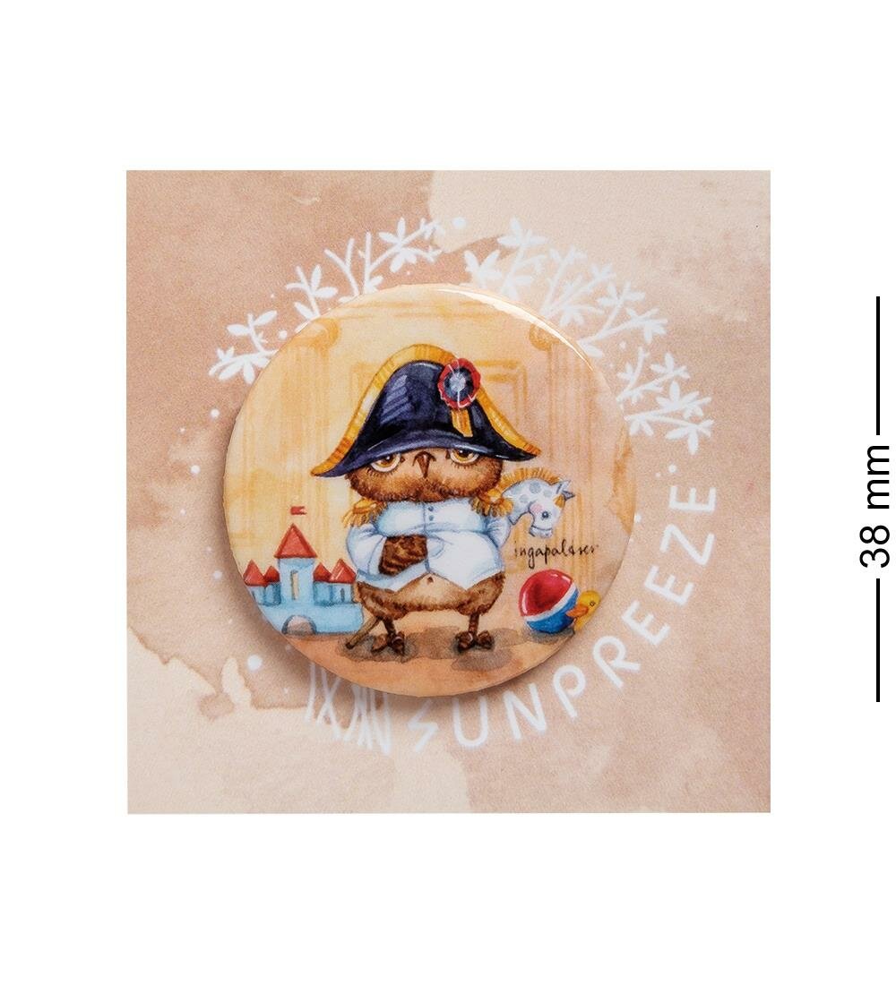 Закатный значок  Только вперед   A2141430 Sunpreeze  Металл  бумага  ламинация