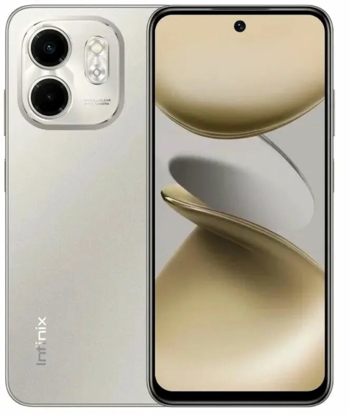 Смартфон Infinix SMART 9 3/128 ГБ Neo Titanium, официальная гарантия