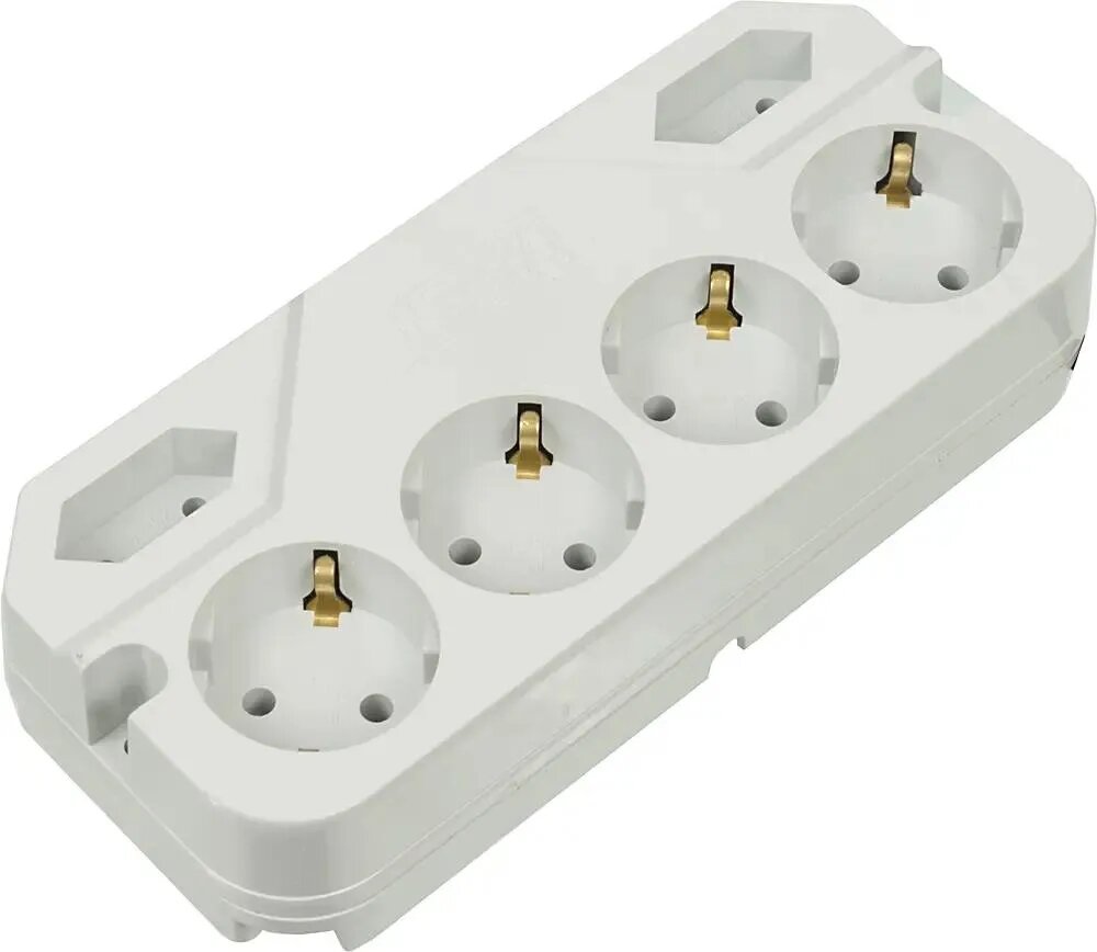 Сетевой фильтр MOST , 6 розеток, 2 м, White - фото №1