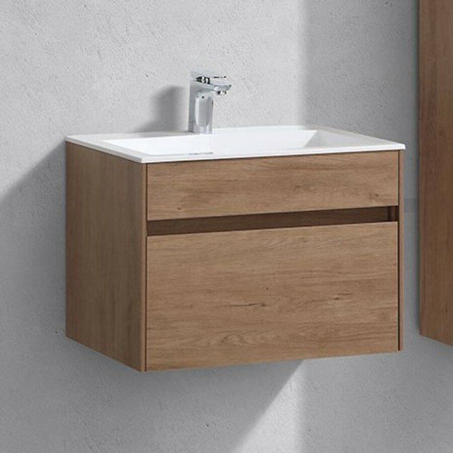 Тумба под раковину Vincea Chiara 60 подвесная натуральный дуб