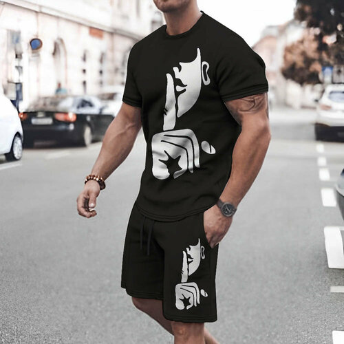 фото Майка спортивная s, 2 шт., размер s, black/black no brand