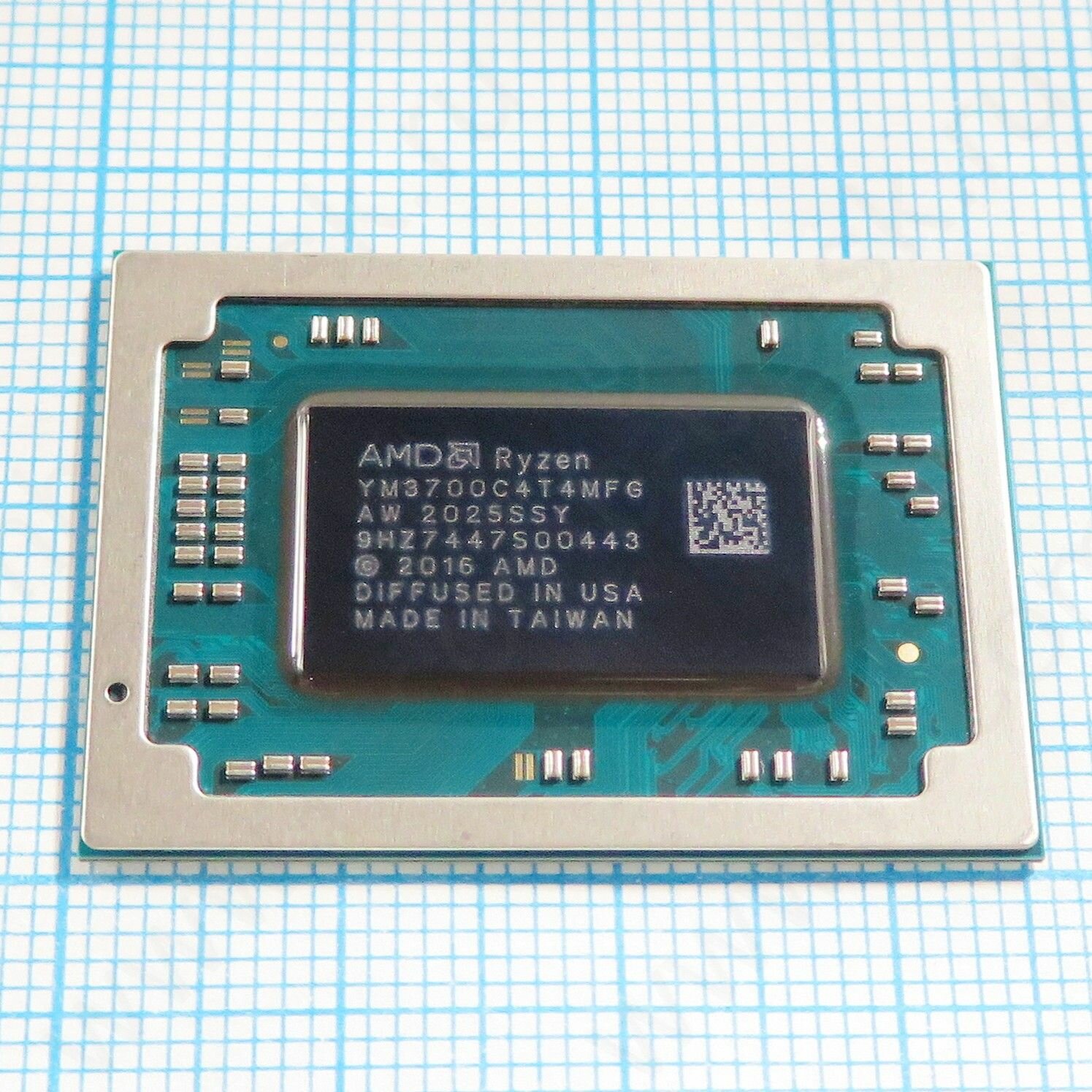 YM3700C4T4MFG Ryzen 7 Mobile 3700U BGA1140 (FP5) - процессор для ноутбука