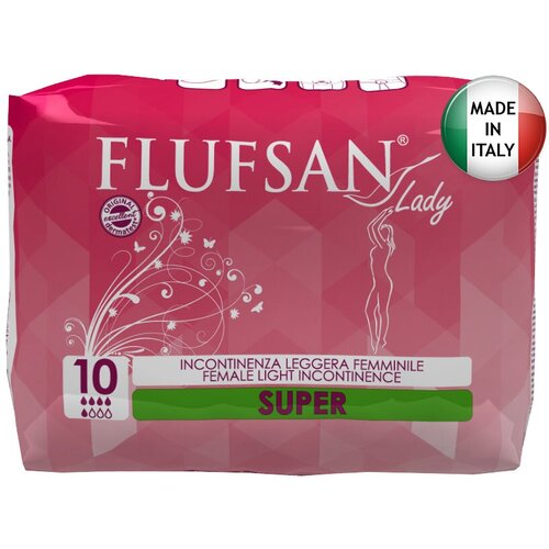 Прокладки урологические FLUFSAN Lady Super №10