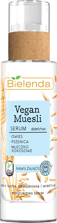 BIELENDA Vegan Muesli Увлажняющая сыворотка Пшеница + Овёс + Кокосовое молоко 30 мл