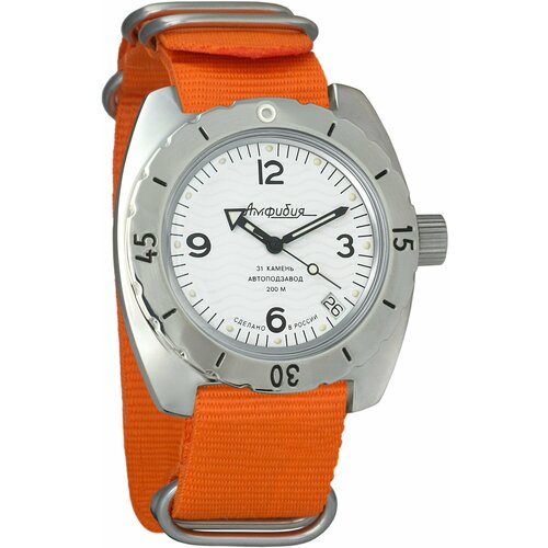 фото Наручные часы восток мужские наручные часы восток амфибия 150349, оранжевый