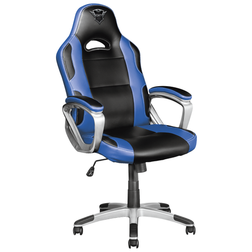 фото Компьютерное кресло trust gxt 705 игровое, обивка: искусственная кожа, цвет: blue