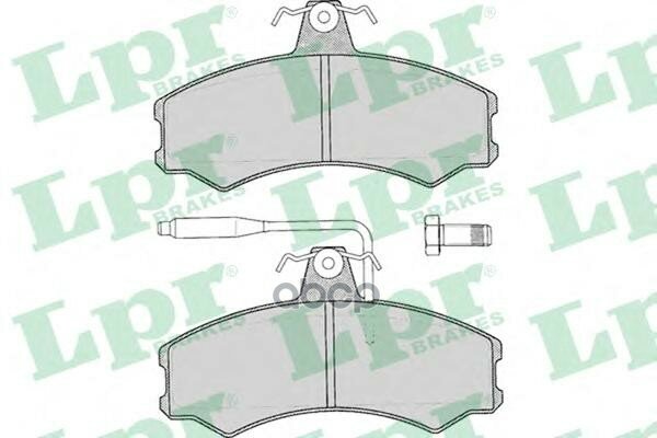 Колодки Тормозные Citroen C25/Fiat Ducato/Peugeot J5 83-94 Передние Lpr арт. 05P012