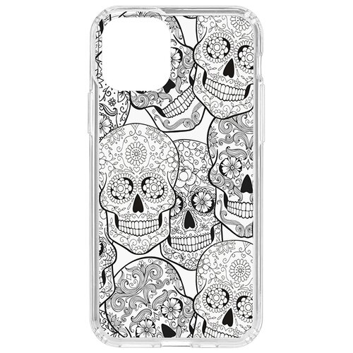 фото Чехол на ip 11 pro kruche print skull black