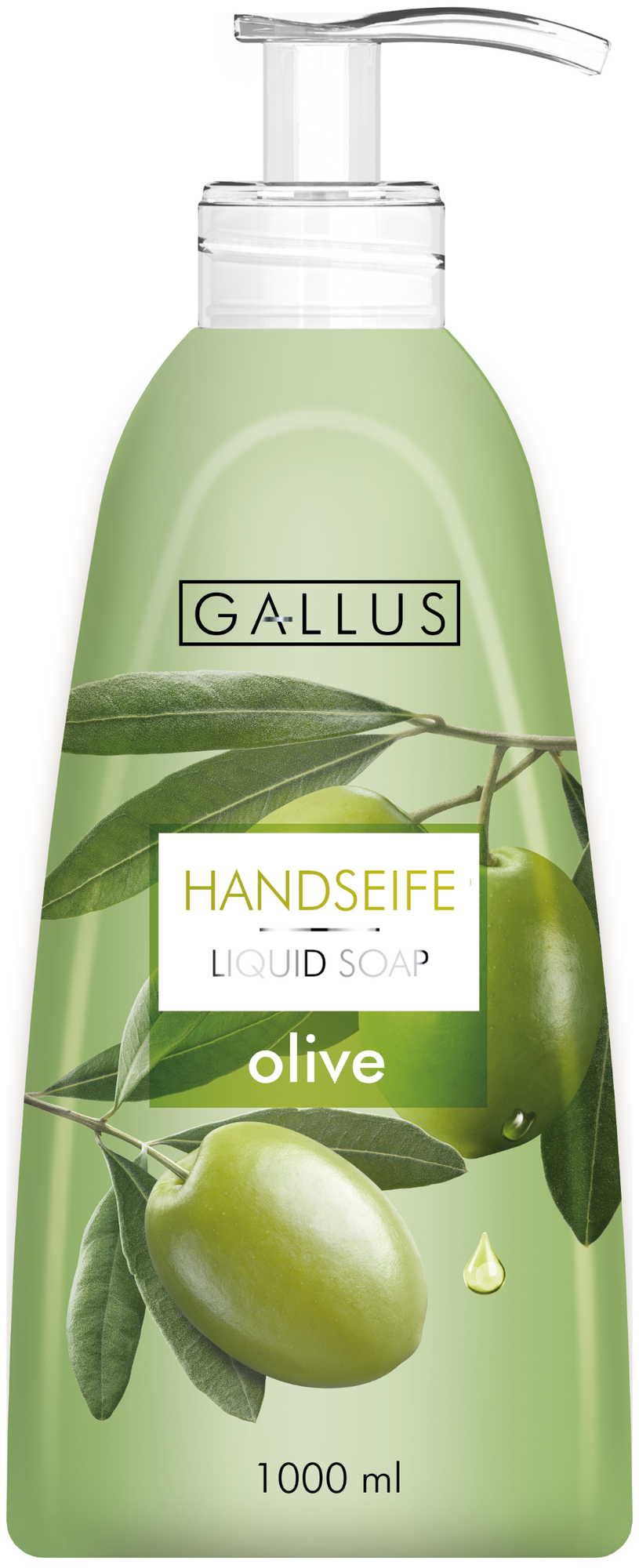 Gallus жидкое мыло с дозатором оливковое 1 л