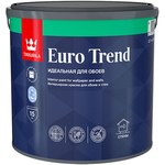 Краска интерьерная для обоев и стен Euro Trend Tikkurila 2,7 л База A (белый) матовая - изображение