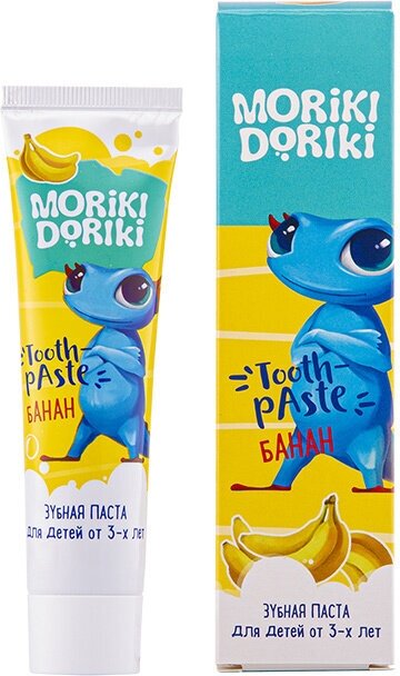 MORIKI DORIKI Детская зубная паста RURU банан 65г