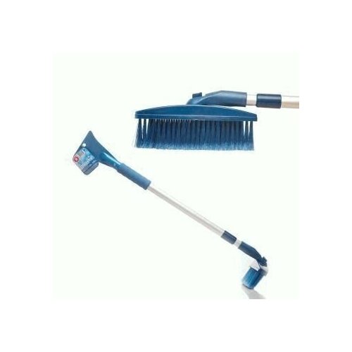 Щетка для снега Kolibriya со скреб. 83-118см Cristal-9 поворот. телес. щетка, мягкая Crl-9080