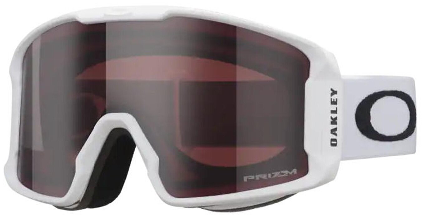 Очки горнолыжные Oakley 2022-23 Line Miner M Matte White/Prizm Garnet