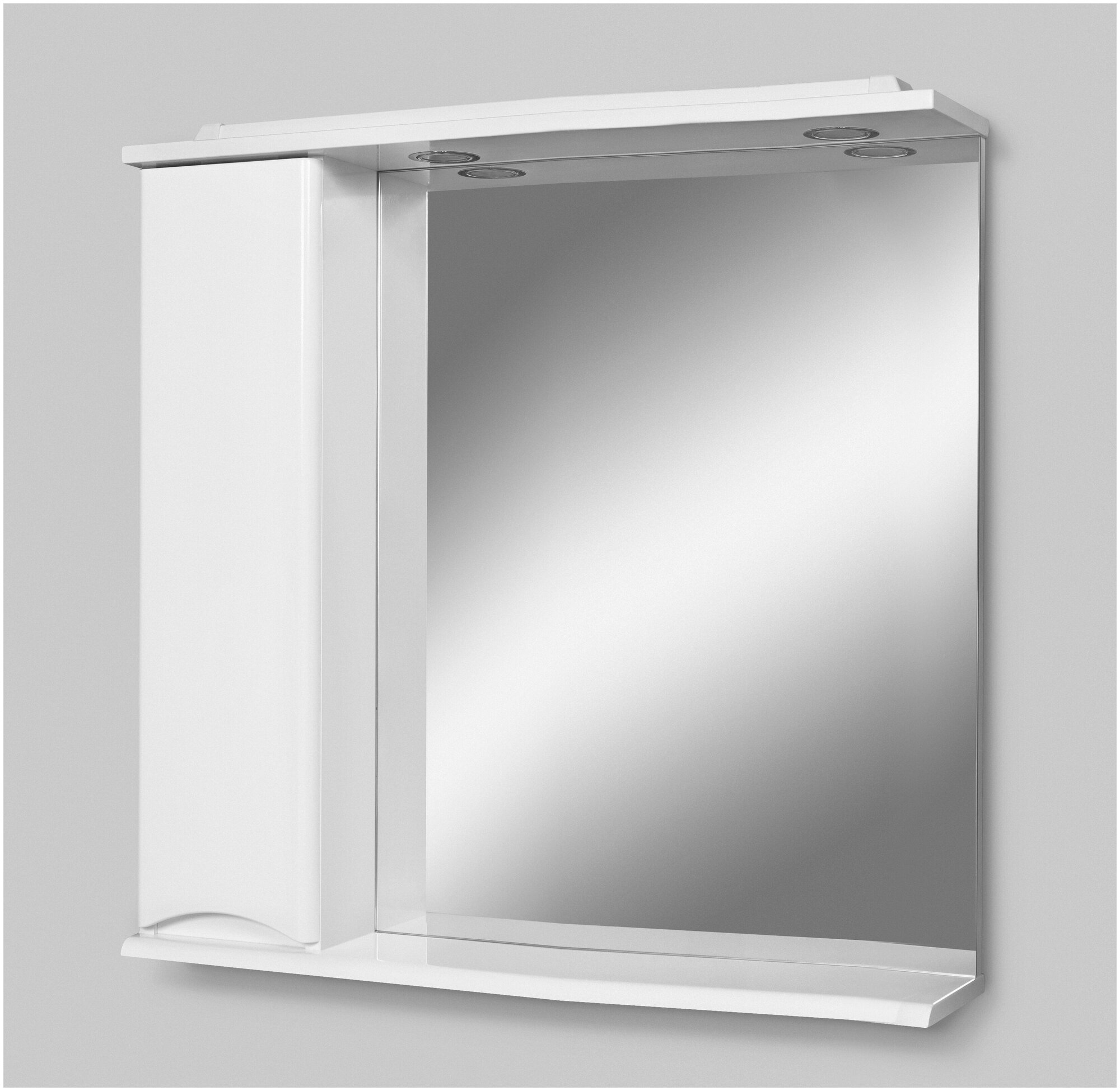 Зеркальный шкаф AM.PM Like левый, с подсветкой M80MPL0801WG - фотография № 13