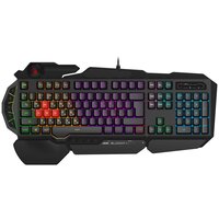 Клавиатура A4Tech Bloody B310N черный USB Multimedia for gamer LED (B310N)