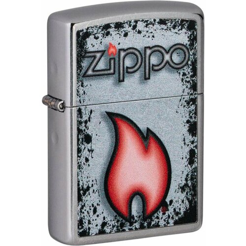 Зажигалка Zippo 49576 зажигалка zippo flame russia 205 flame russia латунь сталь серебристый