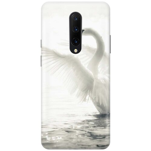 фото Gosso ультратонкий силиконовый чехол-накладка для oneplus 7 pro с принтом "лебедь"