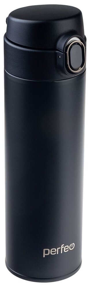 Термокружка PERFEO для напитков с крышкой-поилкой, объем 0,5 л., черный (PF_C3730) - фотография № 7
