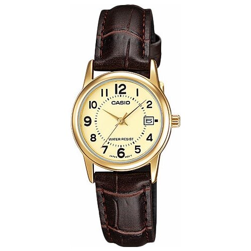 Наручные часы CASIO LTP-V002GL-9B, коричневый