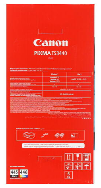 МФУ струйное Canon PIXMA TS3440, цветн., A4, черный